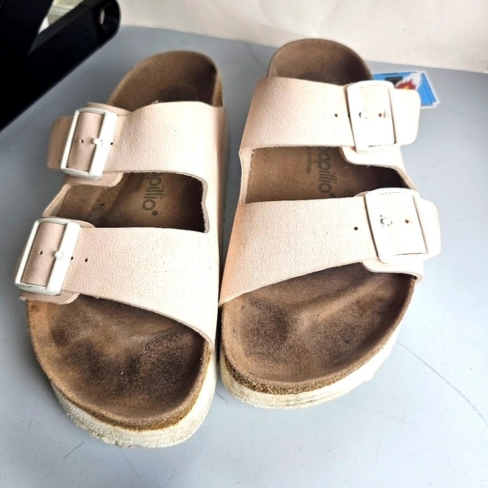 Birkenstock Papillio Platform Blush Pink‎ Size 39 Minimalist Cork Quality Prep